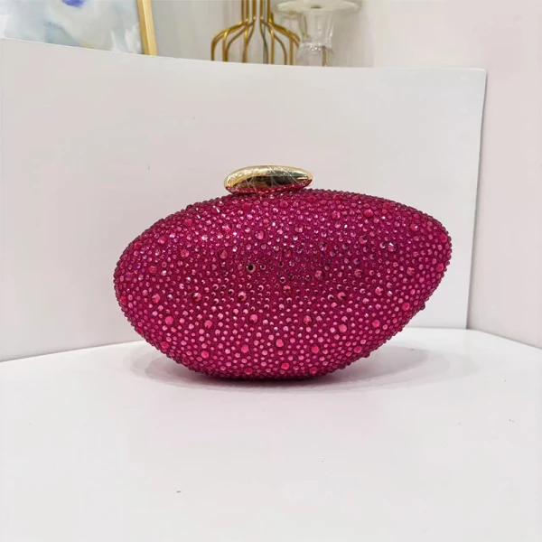 Trendy Classic Round Box Clutch