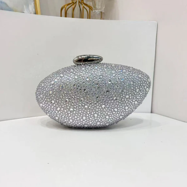 Trendy Classic Round Box Clutch - Image 4